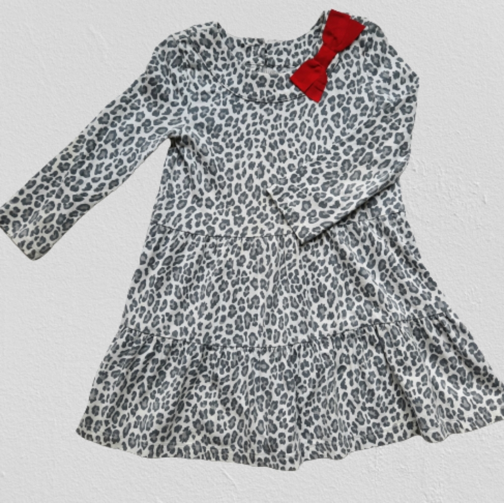 Carters leopard print dress Size 4T